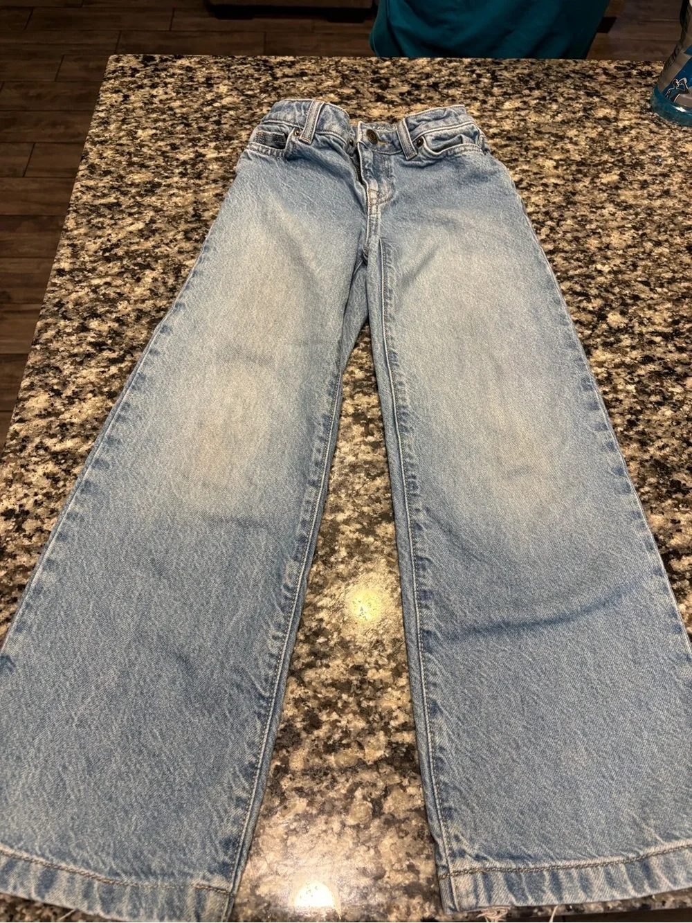 Cat & Jack Light Blue Slim wide leg  girls Jeans
